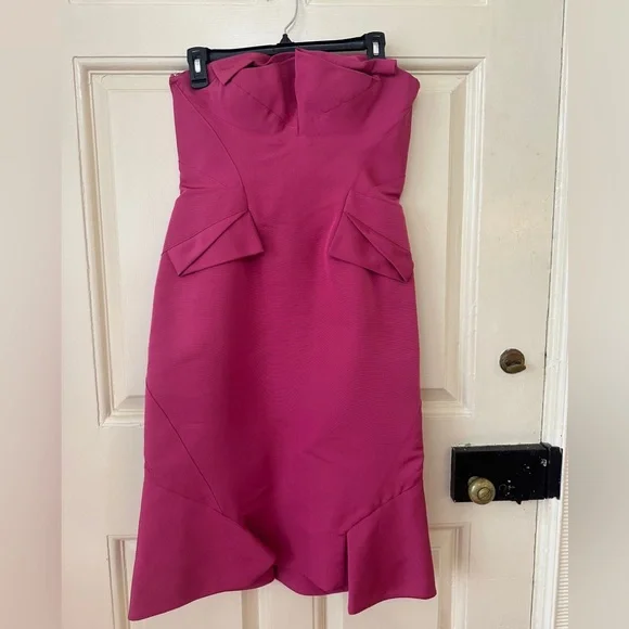 Zac Posen Pink Dress with Elegant Design